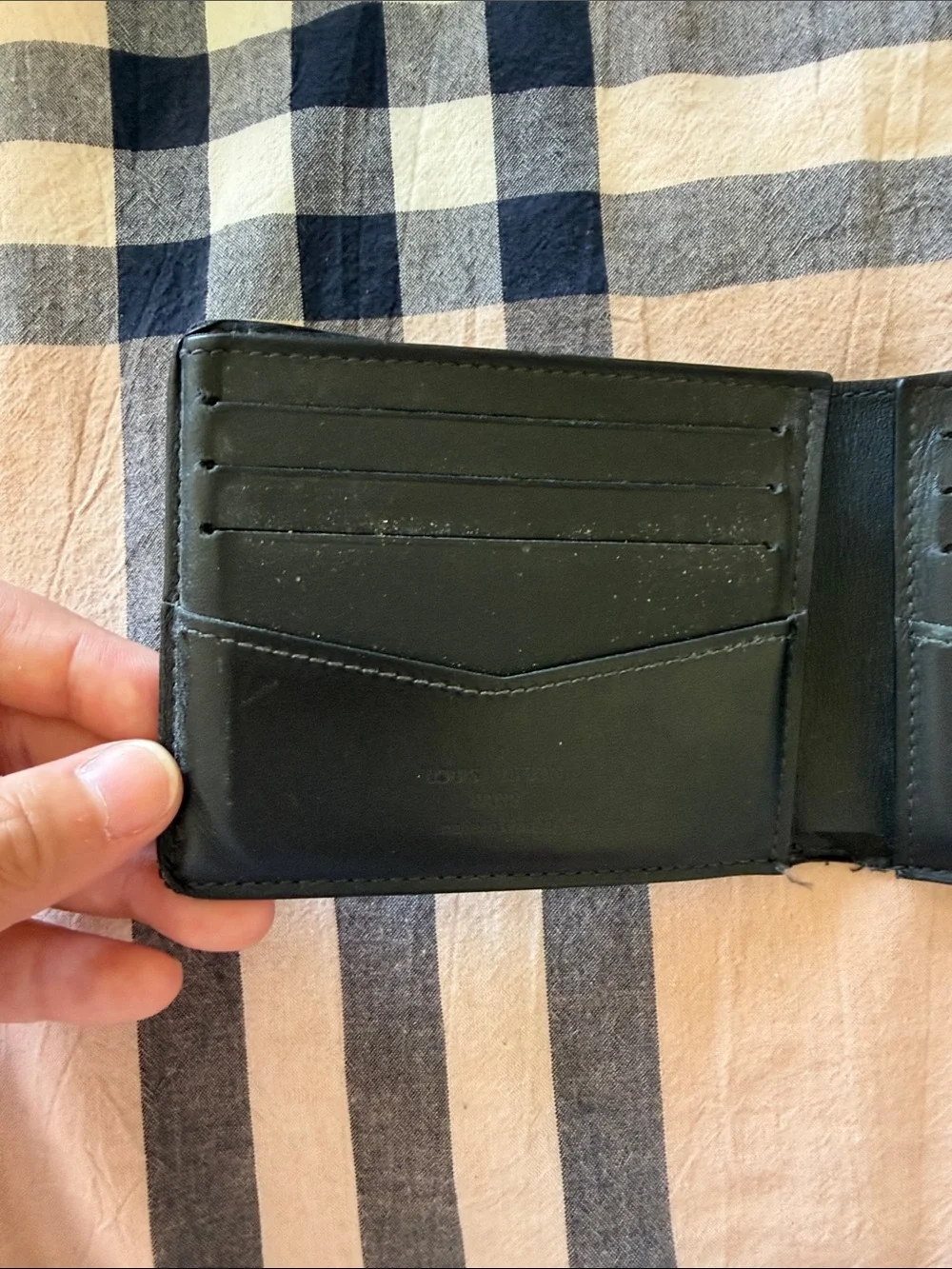 Louis Vuitton Damier Graphite Canvas Bi-Fold Wallet - Black